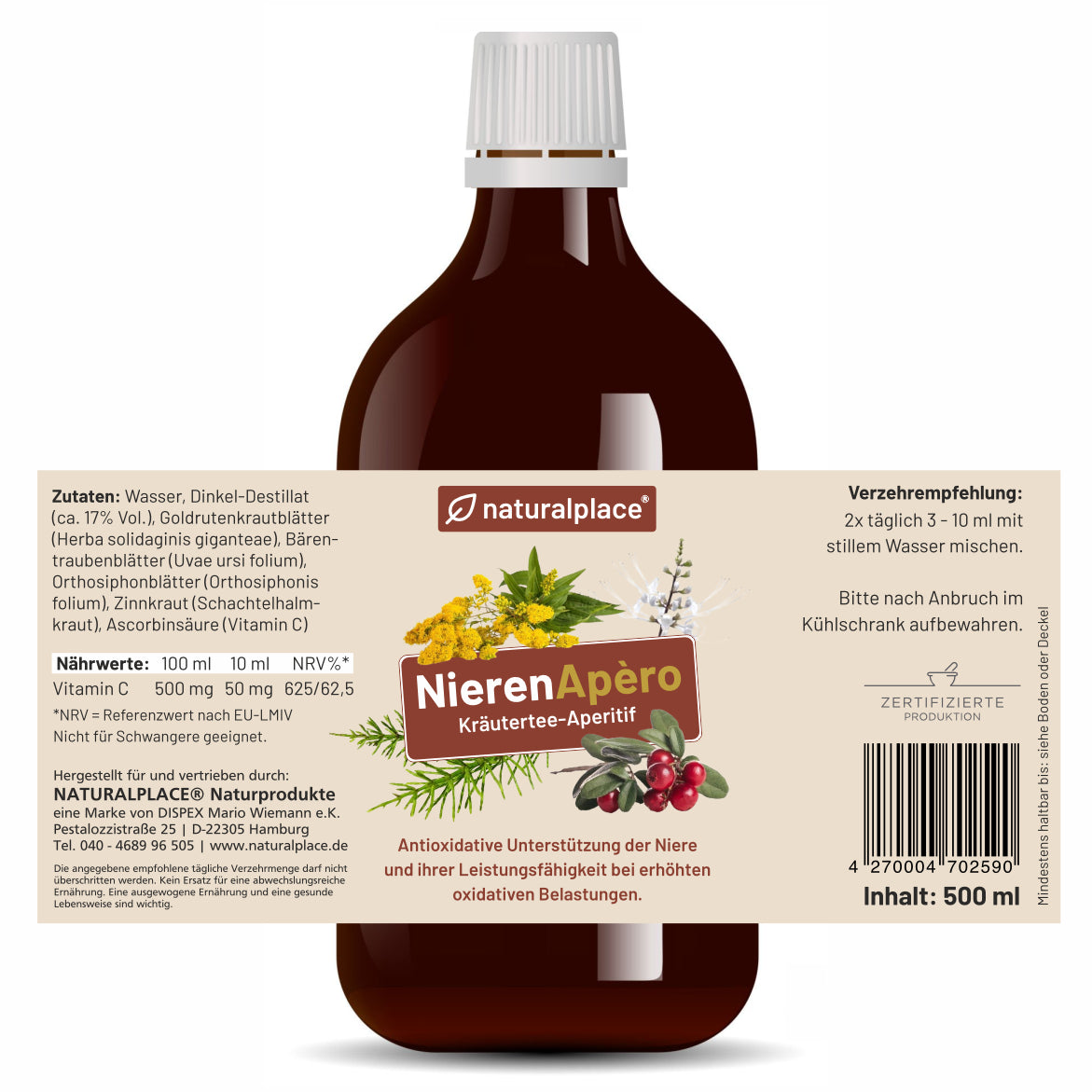 NierenApèro Kräutertee-Aperitif